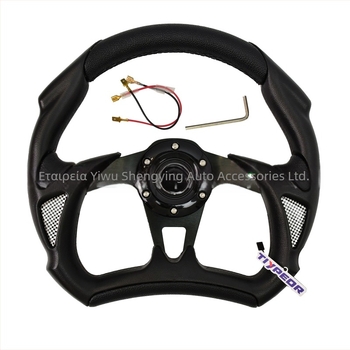 Αγωνιστικό τιμόνι Tiypeor, ξύλινο, μοντέλο 001 - gzfxp210-04, συμβατό με γενικά μοντέλα