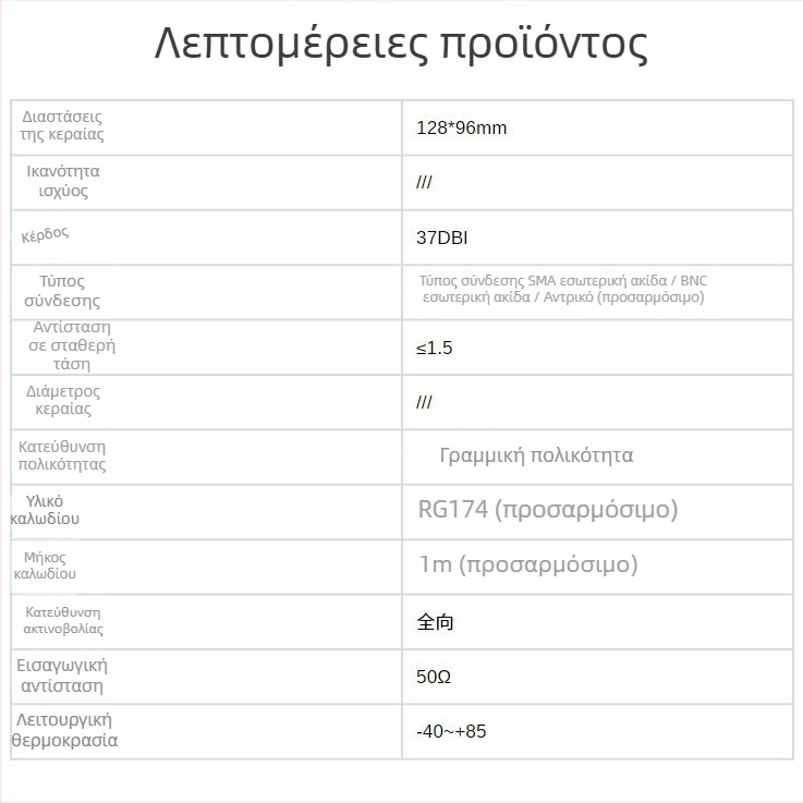 GNSS κεραία Beidou/GPS με διπλό λειτουργικό режим για θαλάσσια πλοήγηση, υψηλή ακρίβεια