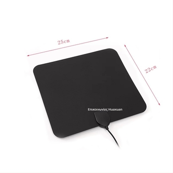 Huaxuan Communications ψηφιακή κεραία τηλεόρασης με ενισχυτή σήματος, συνδέσμους F και IEC για βελτίωση σήματος HDTV