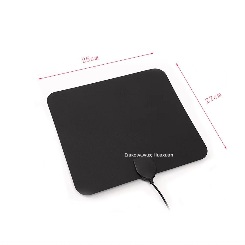 Huaxuan Communications ψηφιακή κεραία τηλεόρασης με ενισχυτή σήματος, συνδέσμους F και IEC για βελτίωση σήματος HDTV