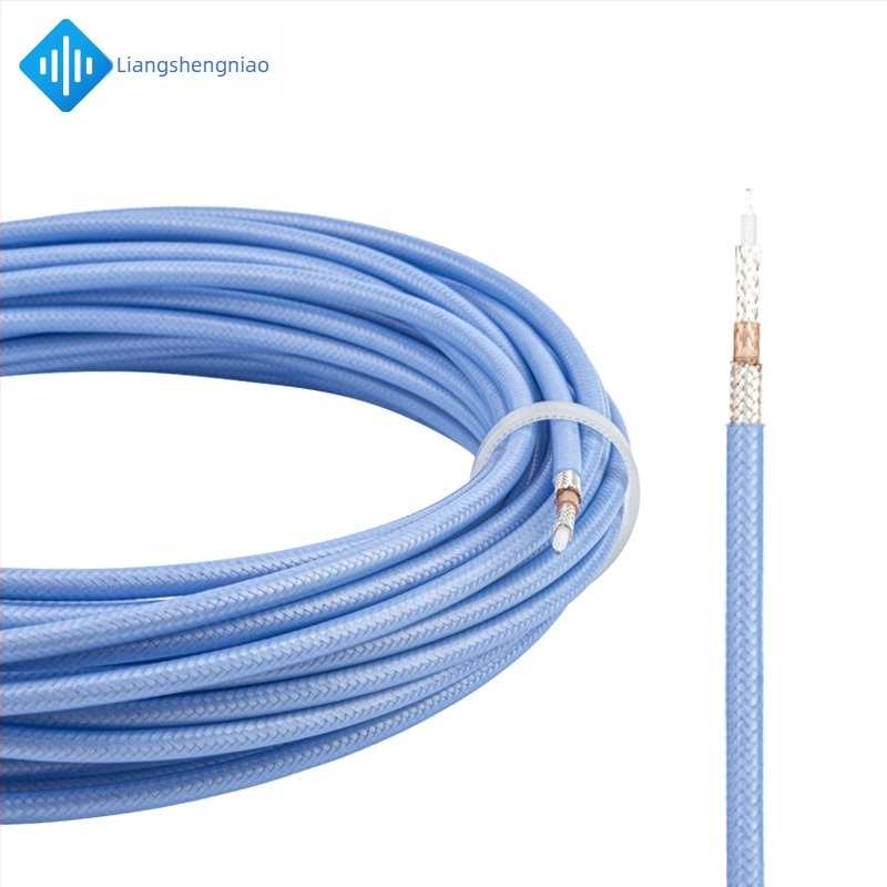 TRX-316 Τριχοξιακό τεστ καλώδιο με BNC τριπλή μπάιονετ σύνδεση, ασημένιο επενδεδυμένος αγωγός, διπλή μόνωση, διπλό θωράκιση; κέρδος 3.5, εύρος συχνοτήτων 0-3700