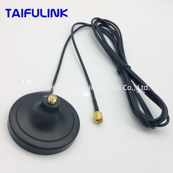 Βάση κεραίας 2,4 GHz με καλώδιο επέκτασης WiFi μήκους 3 m, SMAJK αρσενικός συνδετήρας, για κεραίες 3G/4G