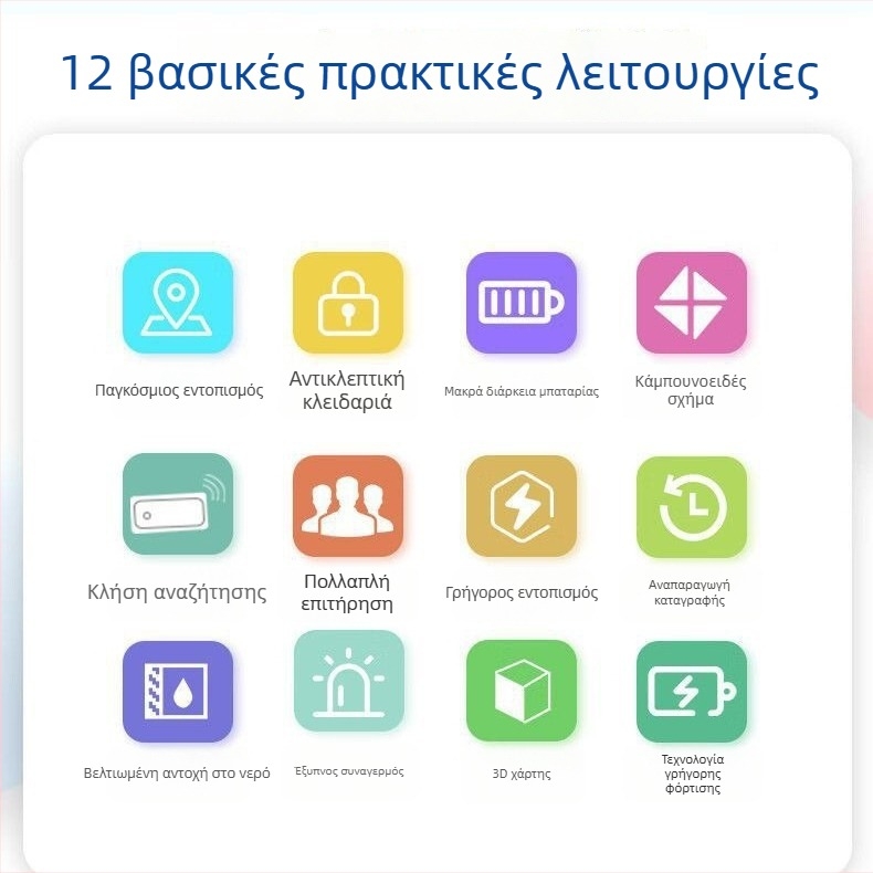 5G Εντοπιστής GPS για παιδιά, μαθητές, ηλικιωμένους — ακρίβεια 2–10 m, μπαταρία 5 ημερών, αδιάβροχο, HD χάρτης