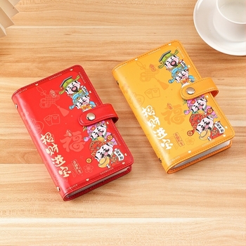 Unisex PU θήκη καρτών με σχέδιο anime, RFID προστασία, ανθεκτική και αποθηκεύσιμη