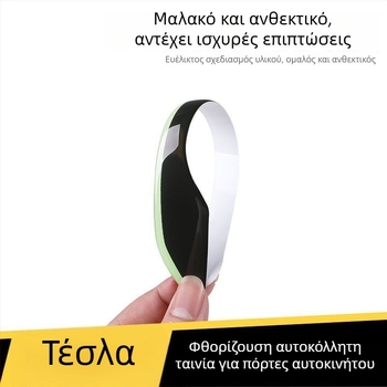 Tesla αυτοκόλλητα λαβών θυρών – εποξική κόλλα αντισύγκρουσης, κατάλληλα για Model 3/Y, Προέλευση Guangzhou