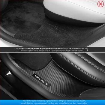 Προστατευτικό προφίλ πορτών για Tesla Model Y - 2019-2024, αυτόματο κιβώτιο