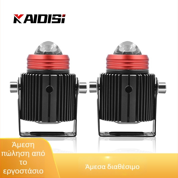 LED φανάρι αυτοκινήτου και μοτοσικλέτας, διχρωμο, αδιάβροχο, 30W, 9-36V, IP68, 8000 lm, αλουμινένιο κράμα, μοντέλο M9