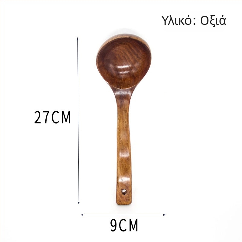 Ξύλινη σπάτουλα μαγειρέματος για αντικολλητικά τηγάνια, αντιολισθητική, αντι-καψίματος, ξύλο, εκτύπωση λογότυπου, προσαρμογή, ιδιωτική ετικέτα