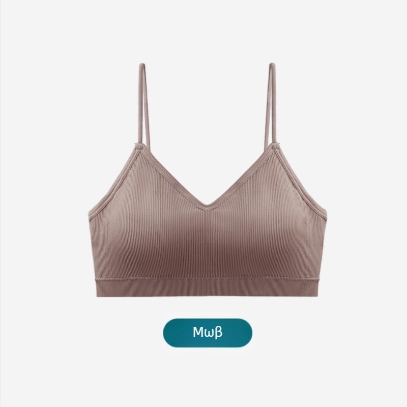 Kefei Νάιλον σουτιέν/Τοπ, χωρίς ραφές, Camisole στυλ, Υποστήριξη κορυφής, Μεσαίο molding cup, Δέσιμο στήθους, όμορφη πλάτη, Καλοκαίρι 2024