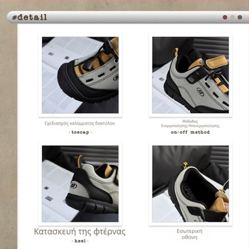 Παιδικά Παπούτσια Πεζοπορίας με Velcro - Χαμηλό ύψος στον αστράγαλο, Σόλα από καουτσούκ, Αναπνέον επάνω μέρος από συνθετικό δέρμα, Εργονομικός πάτος