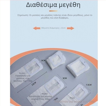 Εργαλείο συλλογής περιττωμάτων σκύλου για εξωτερική χρήση, κλιπ σακούλας, πλαστικό, στυλ επίπεδου ανοίγματος, κανονικό πάχος