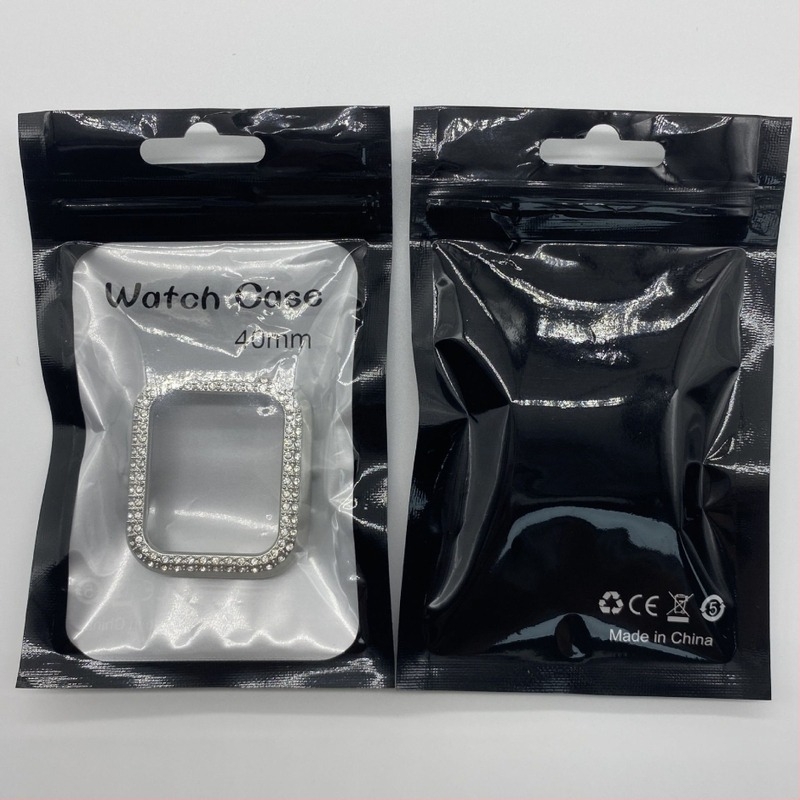 Προστατευτική θήκη Apple Watch S10/SE – Διπλής σειράς Δια diamantίων, Ηλεκτροχρωμιωμένο PC Περίβλημα