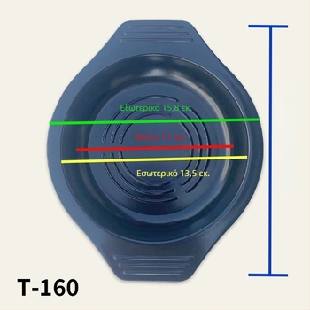 Μελαμινικός ταψί κατσαρόλας με ενισχυμένη θερμοανθεκτική βάση και μονωτικό υπόστρωμα.