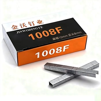 Jinwo χειροκίνητο πιστόλι καρφιών για U-σχήμα καρφιών, μεταλλική κατασκευή, 2200 καρφιά ανά κουτί, μοντέρνος μινιμαλιστικός σχεδιασμός