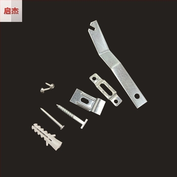 Σετ αντικλοπής και κρυφής ανάρτησης για κορνίζες φωτογραφιών, μεταλλικά εξαρτήματα με ηλεκτροπλατιωμένη επίστρωση, βίδα Τ με εξάρτημα επέκτασης, περιλαμβάνεται κλειδί, μοντέρνος μινιμαλιστικός σχεδιασμός, κατάλληλο για σαλόνι, υπνοδωμάτιο, μπάνιο και εξωτε