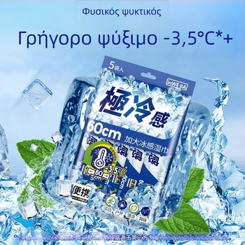 Δροσερά υγρά μαντηλάκια (μη υφαντό ύφασμα; πετσέτα χεριών; χωρίς δυνατότητα προσαρμογής)