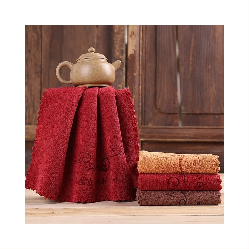 Βαμβακερή πετσέτα τσαγιού, 32s νήμα, 78 g, εκτυπωμένο λογότυπο