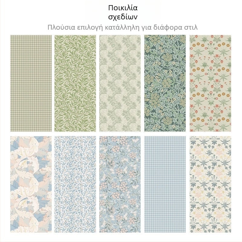 Στικέρ ανακαίνισης ντουλάπας για γυάλινο ντουλάπι, φλοράλ μοτίβο φυτών, PVC υλικό, αυτοκόλλητα, αδιάβροχα, σαλόνι