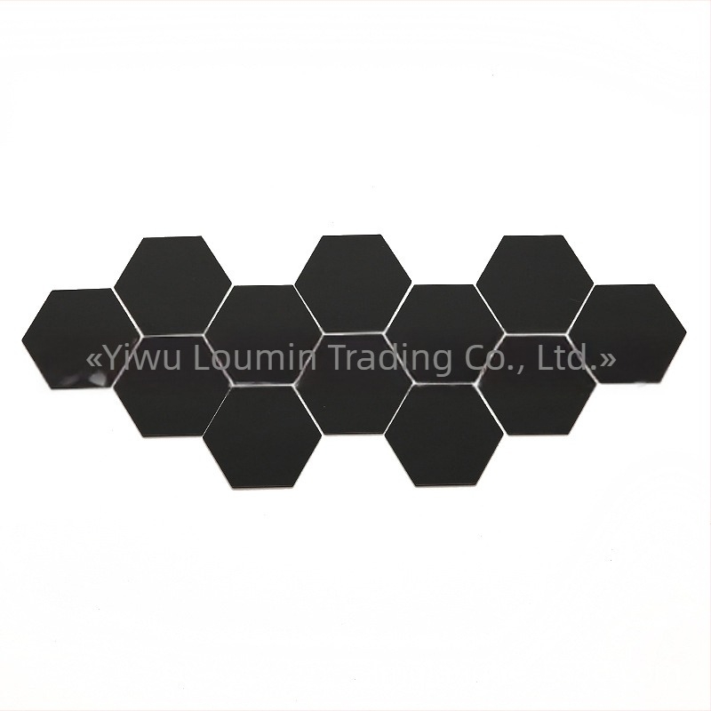 Εξάγωνοι ακρυλικοί καθρέφτες τοίχου – αυτοκόλλητα από ακρυλικό, DIY σετ με αυτοκόλλητη σύνθεση για σαλόνι, υπνοδωμάτιο και είσοδο – 3D διακόσμηση τοίχου