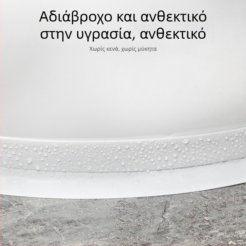 Αδιάβροχο αυτοκόλλητο άκρου τουαλέτας – αυτοκόλλητη στήριξη σφράγισης PVC για μπάνιο, κατά του μύκητα, σειρά Finding Nemo, μοντέρνο μινιμαλιστικό στυλ