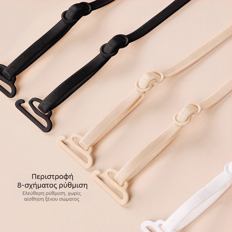 Αντιολισθητικές τιράντες σουτιέν, νάιλον, Forever weave, δαντελένιες λεπτομέρειες, καουτσούκ αγκράφα, κυκλοφορία φθινοπωρο 2025