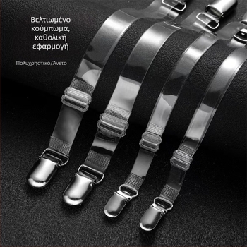 Κλιπ σιλικόνης για bandeau σουτιέν Yongwei, διαφανές στυλ, κυκλοφορία Χειμώνας 2025, μοτίβο: ενιαίο