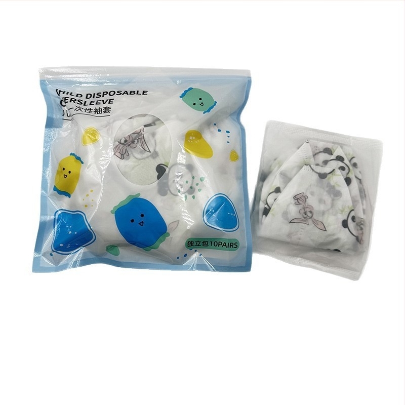 Μονόχρηστα παιδικά μανσέτα για τα χέρια — αδιάβροχα, προστασία από λεκέδες; αναπνεύσιμη μεμβράνη, μη υφασμένο υλικό, ελαστικό