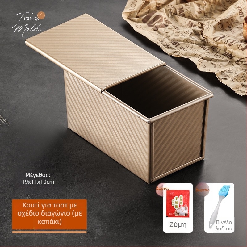 Φόρμα για τοστ με καπάκι, ορθογώνιο ταψί για ψωμί και κέικ, φούρνος – οικιακή χρήση