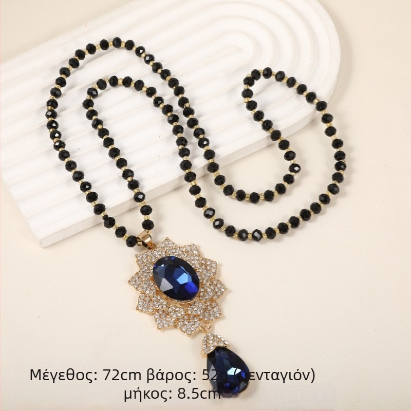 Κορεατικό στυλ γεωμετρική αλυσίδα για πουλόβερ με σφαιρίδια, κράμα