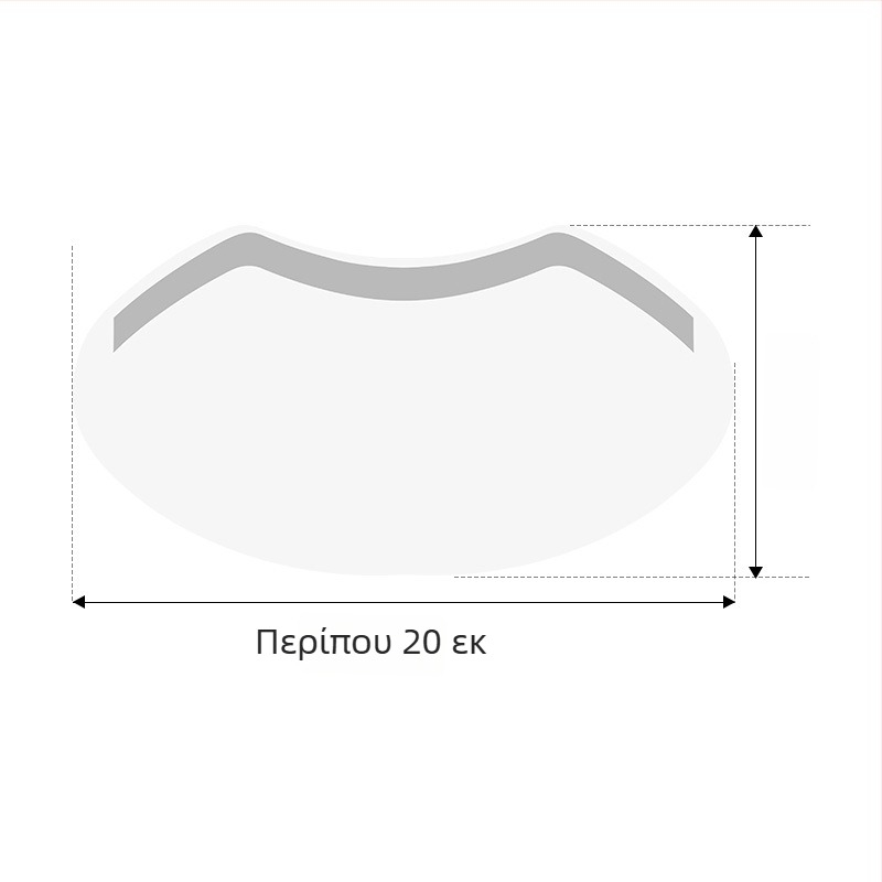 Προσωπίδα μίας χρήσης διαφανής για κομμωτική με PVC; καθολική εφαρμογή; καλύπτει πρόσωπο και μάτια; μεσαίο πάχος