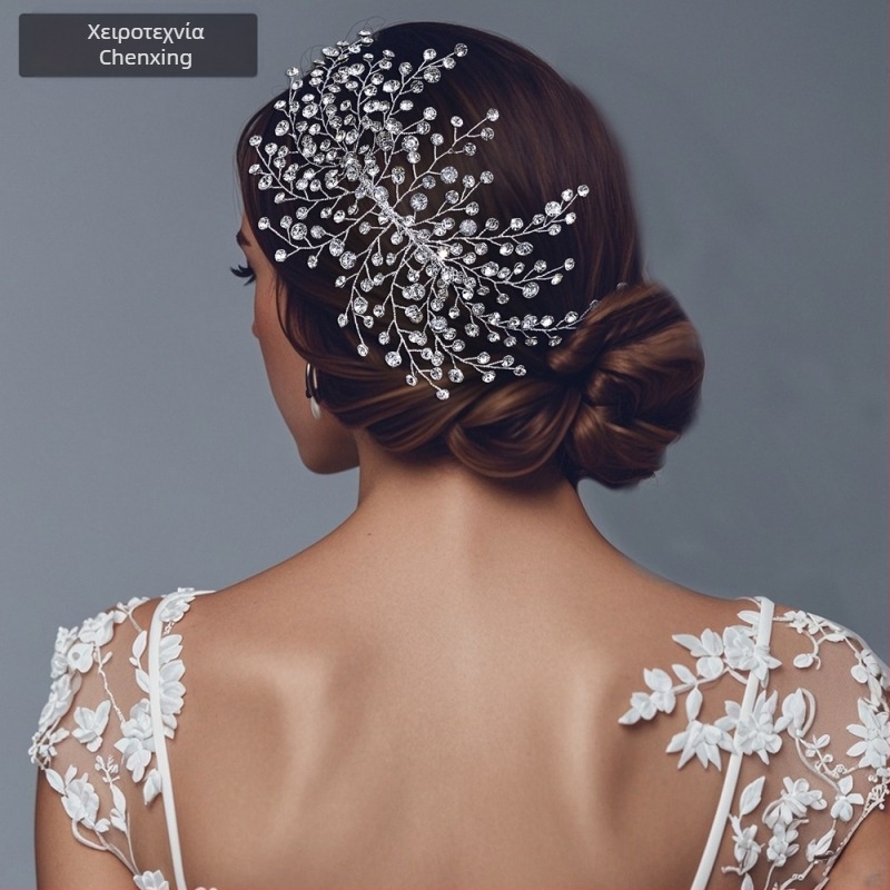 Birthday star CP827 Αξεσουάρ μαλλιών με στρας – χειροποίητο αξεσουάρ για το κεφάλι