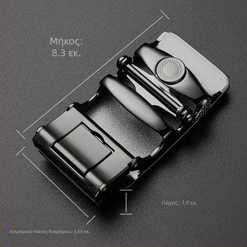 Αυτόματη αγκράφα ζώνης – κράμα, στυλ χαλάρωσης, για άνδρες, επιχειρηματική χρήση.