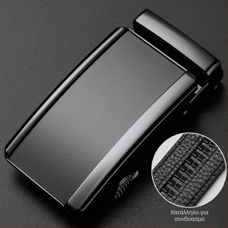 Αυτόματη αγκράφα ζώνης – κράμα, στυλ χαλάρωσης, για άνδρες, επιχειρηματική χρήση.