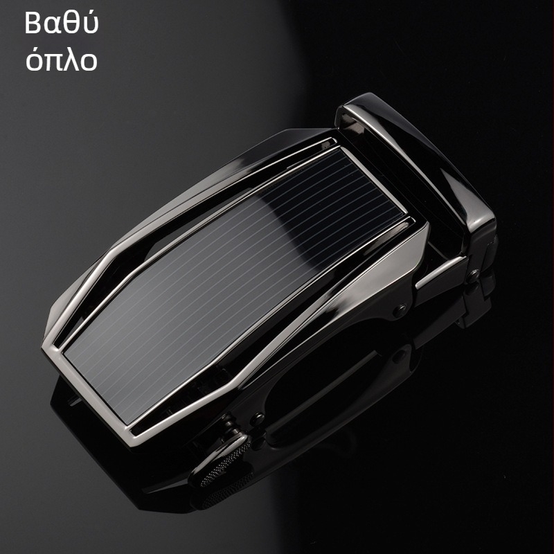 Ανδρική μεταλλική αγκράφα ζώνης με αυτόματο κλείσιμο, σχήματος D, προσαρμοζόμενη, για επιχειρηματική χρήση.