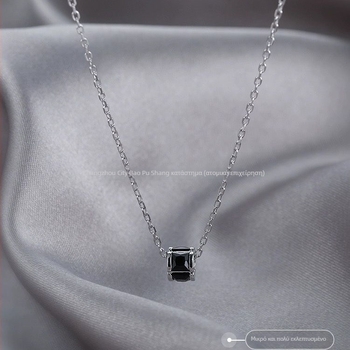 Κολιέ από 999 ασήμι, χειροποίητο, αλυσίδα κλείδας, φυσικό στυλ