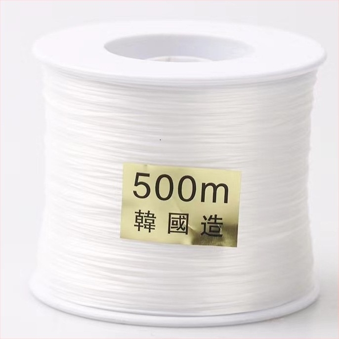 Ελαστικό βραχιόλι με γραμμή χάντρες, καθαρότητα 925 ασήμι