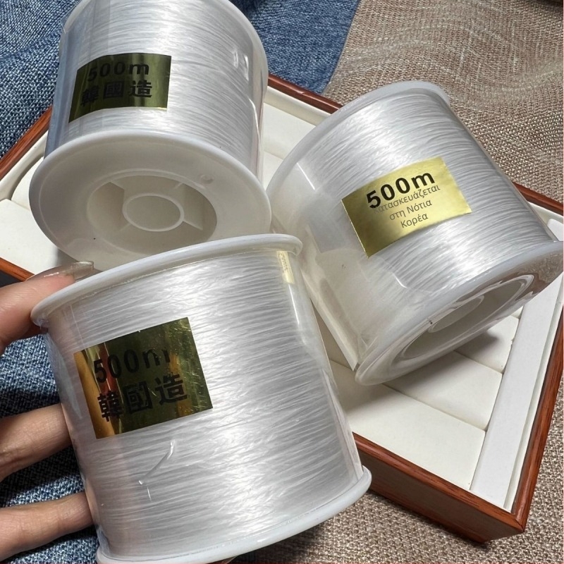 Ελαστικό βραχιόλι με γραμμή χάντρες, καθαρότητα 925 ασήμι