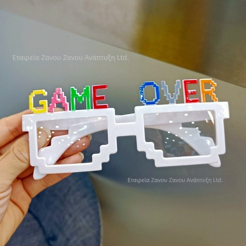 Αστεία γυαλιά με ψηφιδωτό σχέδιο – αξεσουάρ φωτογράφισης, πολυκαρβονικός σκελετός, πλήρες πλαίσιο, Thumbs-up, 2021