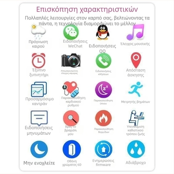 Έξυπνο βραχιόλι συμβατό με Android με μέτρηση βημάτων, παρακολούθηση καρδιακού ρυθμού, παρακολούθηση ύπνου, ανίχνευση οξυγόνου στο αίμα, Bluetooth εμβέλεια έως 10 μέτρα