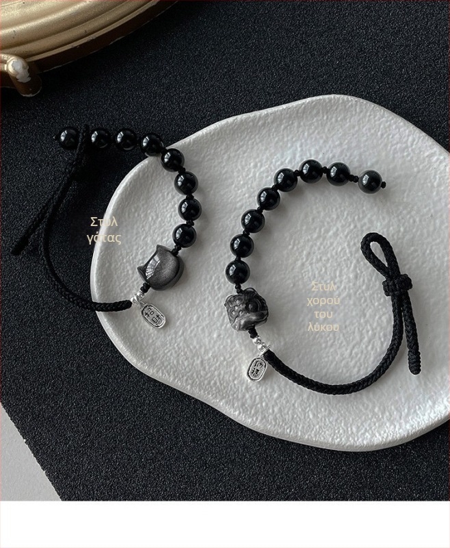 DIY πλεκτό βραχιόλι από κορδόνι, γυναικείο, εθνικό στυλ, χειροποίητο πλέξιμο, Άνοιξη 2025