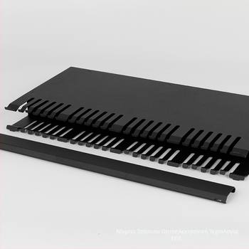 Ράφι διαχείρισης καλωδίων και αποθήκευσης καλωδίων, 24/48-θύρες, ενισχυμένη κατασκευή από ψυχροκυλιόμενο ατσάλι, για καλώδια δικτύου