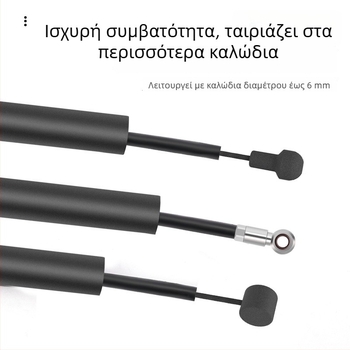 Εσωτερική διαδρομή καλωδίων: αθόρυβο σωληνάκι από σφουγγάρι για καλώδια φρένων και ταχυτήτων