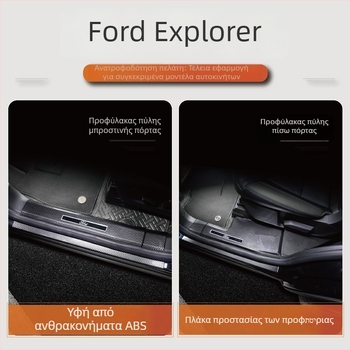 Λωρίδα προστασίας προφύλαξης πορτών με αντιολισθητικό επενδύτη και πατάκι καλωσορίσματος για Sharp Boundary, Sharp Realm και Explorer — Μάρκα Yishu; Υλικό: Πλαστικό; Αριθμός προϊόντος: pl815116891284