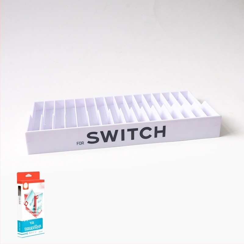 Ajitomo 305 θήκη αποθήκευσης καρτών Nintendo Switch, ABS, συμβατή με NS/OLED κάρτες παιχνιδιών