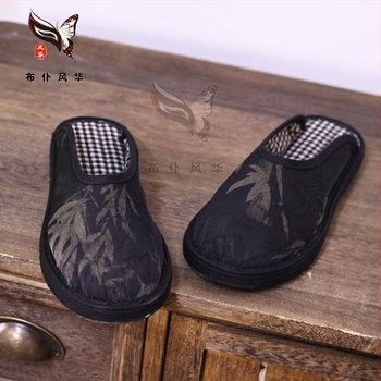 Εθνο-στυλ χειροποίητα υφασμάτινα παπούτσια με βαμβακερό επάνω μέρος, πολύστρωτη σόλα, ελαστικό κλείσιμο, διαπνέοντα, unisex