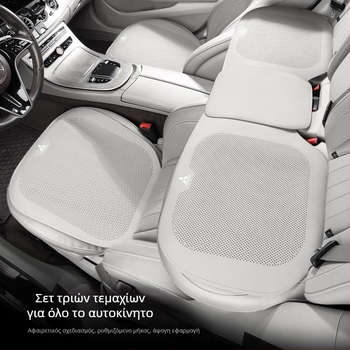 Καλύμματα καθισμάτων Mitsubishi — καθολική εφαρμογή, PU επιφάνεια, αερισμός, επίπεδο στυλ, προσαρμογή