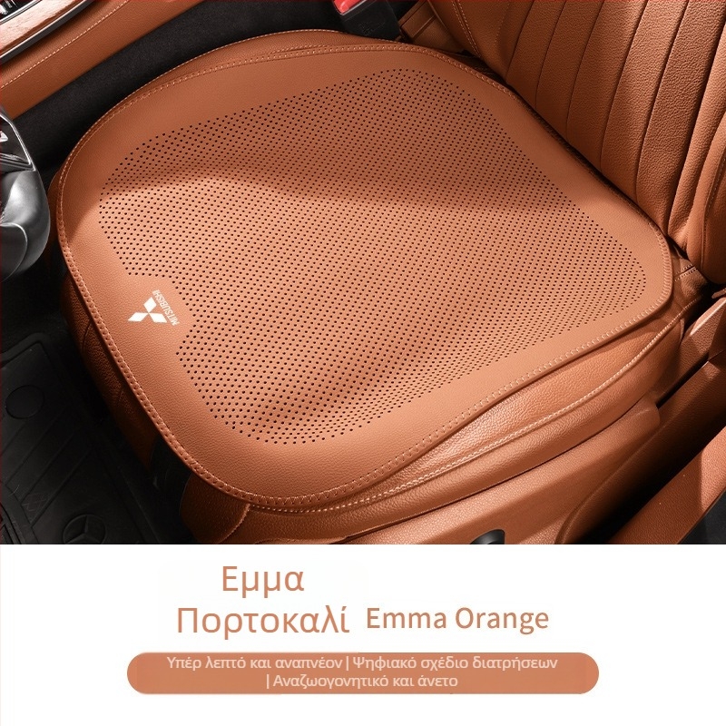 Καλύμματα καθισμάτων Mitsubishi — καθολική εφαρμογή, PU επιφάνεια, αερισμός, επίπεδο στυλ, προσαρμογή