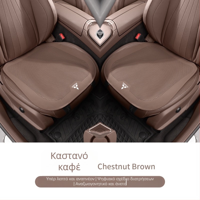 Καλύμματα καθισμάτων Mitsubishi — καθολική εφαρμογή, PU επιφάνεια, αερισμός, επίπεδο στυλ, προσαρμογή