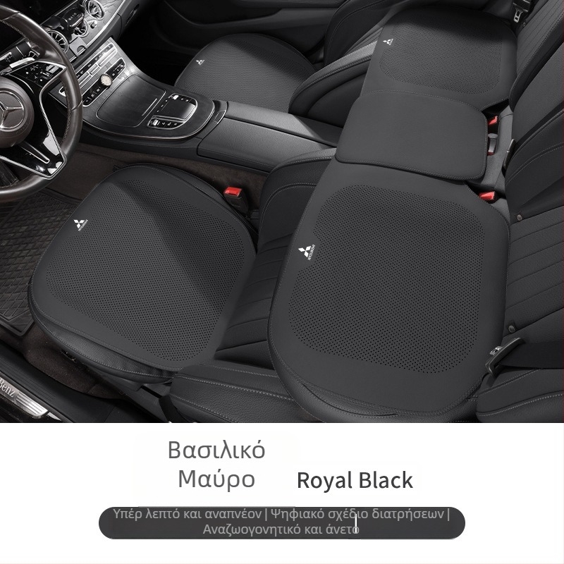 Καλύμματα καθισμάτων Mitsubishi — καθολική εφαρμογή, PU επιφάνεια, αερισμός, επίπεδο στυλ, προσαρμογή