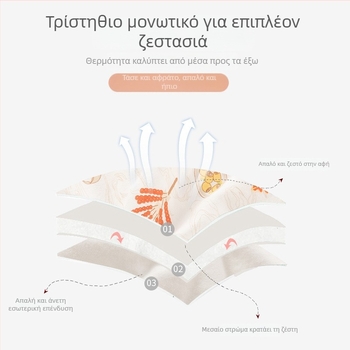 Υπνόσακος μωρού σε στυλ γιλέκο – ύφασμα από καθαρό βαμβάκι (εξωτερικό και επένδυση 95%+), γέμισμα πολυεστέρα-βαμβάκι, κατάλληλος για χειμώνα, άνοιξη και φθινοπωρο, για νεογνά έως 3 ετών